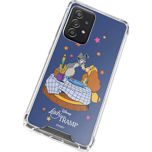 Disney Lady & The Tramp Bella Notte Galaxy A72 5G Clear Case